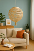 Bamboo chandelier ￼