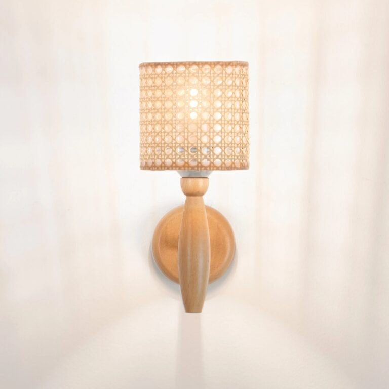 Rattan Wall Sconce